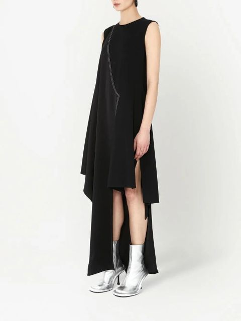 JW Anderson sleeveless asymmetric dress - Black