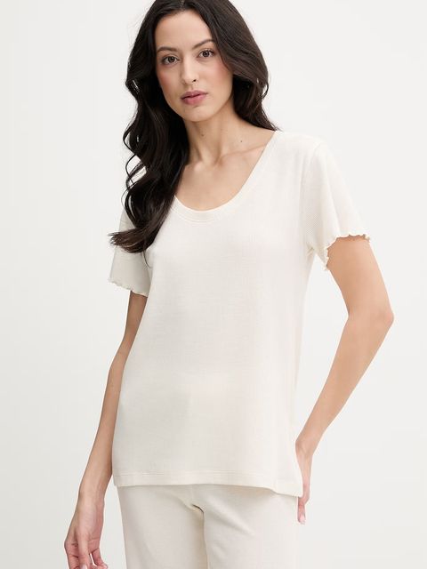 BOSS t-shirt piżamowy Cosy Waffle