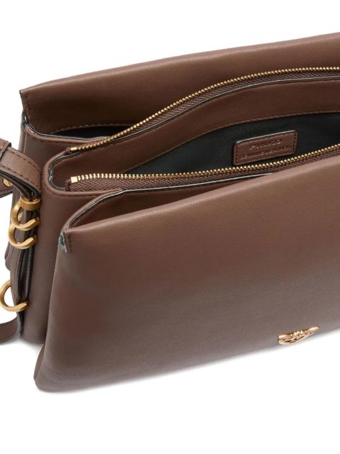 PINKO leather shoulder bag - Brown