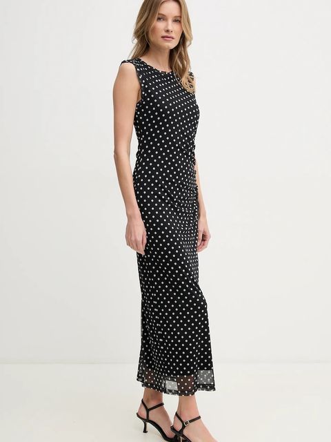 Marc Aurel sukienka kolor czarny maxi dopasowana 6533-7020-73818 - zdjęcie produktu nr 2