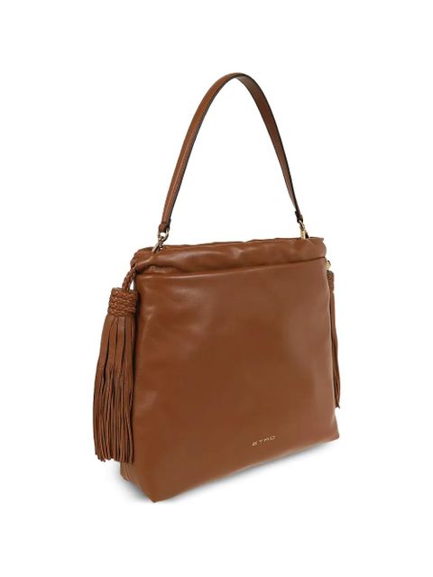 ETRO medium Kalispera tassel leather shoulder bag - Brown