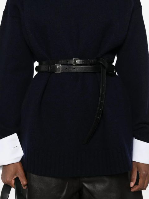 Jil Sander round-neck sweater - Black