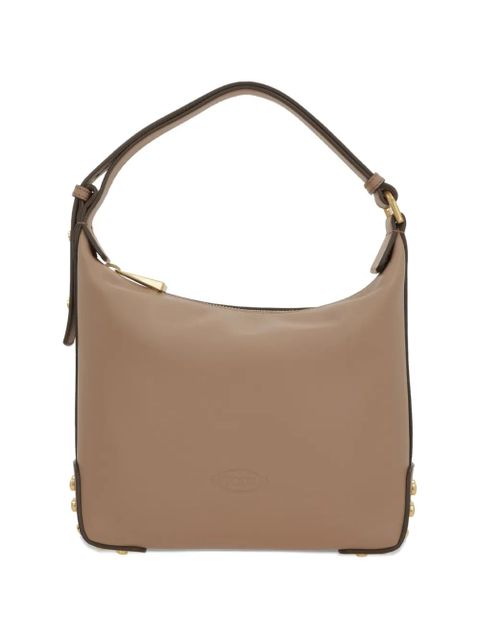 Tod's logo-embossed studded tote bag - Neutrals - zdjęcie produktu nr 2