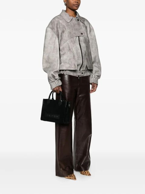 Balmain B-Army embossed-panel tote bag - Black - zdjęcie produktu nr 2