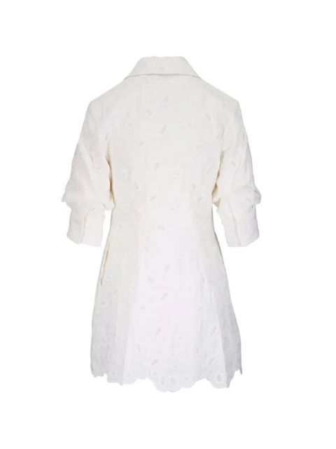 Simkhai Crissy ruffled mini dress - White - zdjęcie produktu nr 2