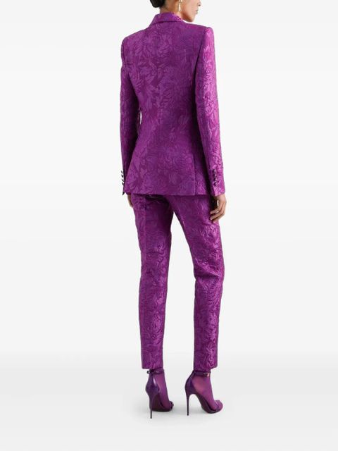 Dolce & Gabbana DNA floral-brocade blazer - Purple - zdjęcie produktu nr 2