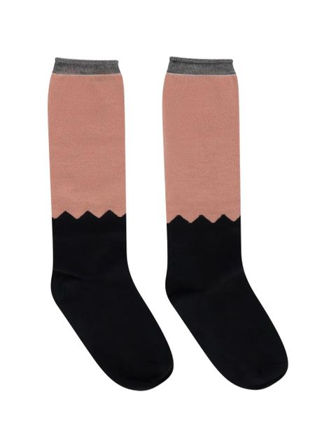Valentino Garavani zigzag socks - Pink - zdjęcie produktu nr 2