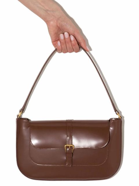 BY FAR Miranda leather shoulder bag - Brown