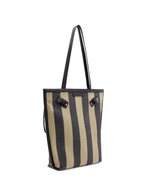 Proenza Schouler North South Days striped canvas tote bag - Green