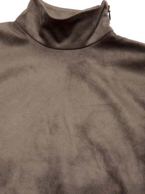 Acne Studios trompe l'oeil high-neck top - Brown