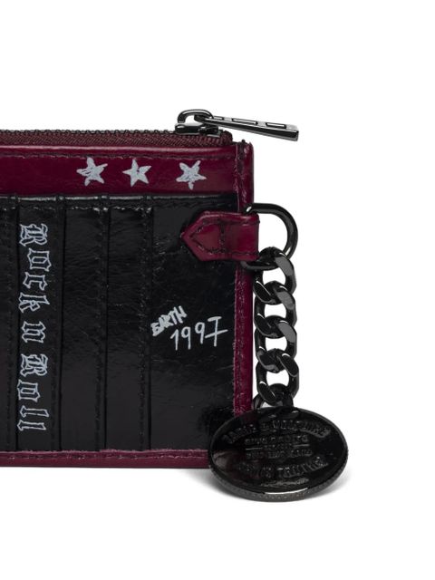Zadig&Voltaire Sunny Card Punk wallet - Black