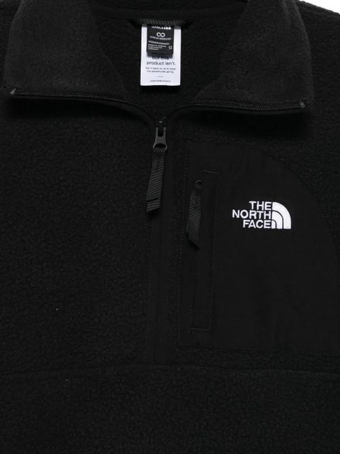 The North Face zip-up logo sweatshirt - Black