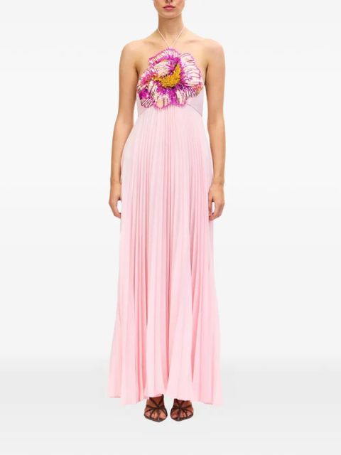 Acler Brewood pleated maxi dress - Pink - zdjęcie produktu nr 2