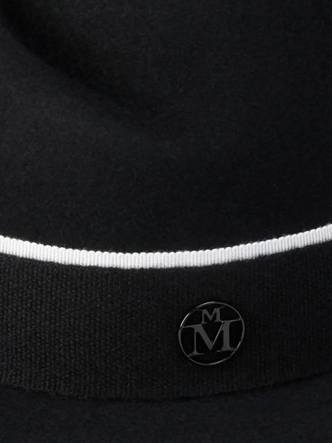 Maison Michel Virginie ribbon-detailed hat - Black - zdjęcie produktu nr 2