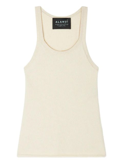 Alanui ribbed finest tank top - Neutrals - zdjęcie produktu nr 1