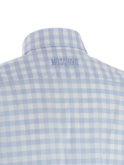 Moschino Heart Vichy shirt - Blue