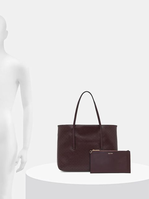 Calvin Klein torebka kolor brązowy LV04F3267G