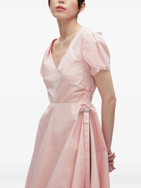 3.1 Phillip Lim puff-sleeve drawstring dress - Pink