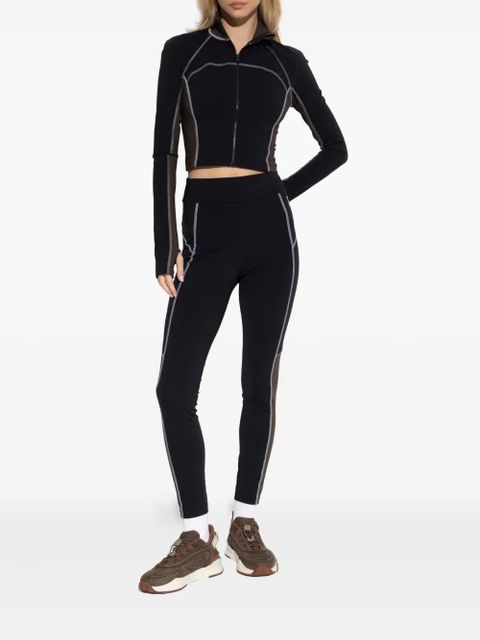 FENDI zip-up contrast sweater - Black - zdjęcie produktu nr 2