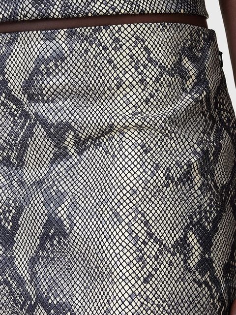 AllSaints spódnica skórzana RENAI