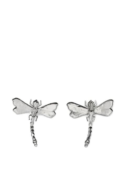 Blumarine dragonfly earrings - Silver - zdjęcie produktu nr 1