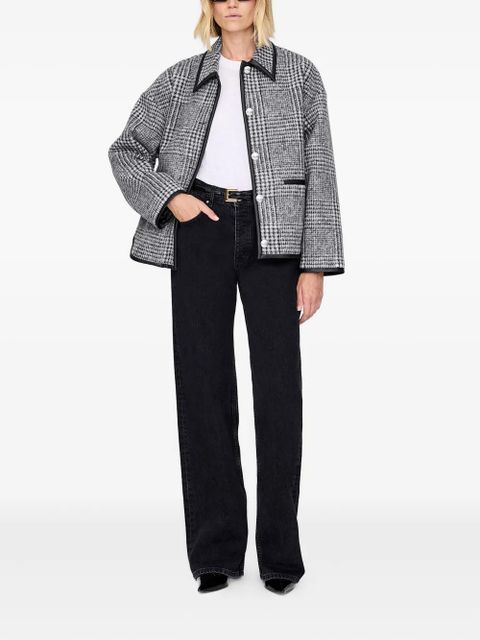 ANINE BING check-pattern jacket - Black