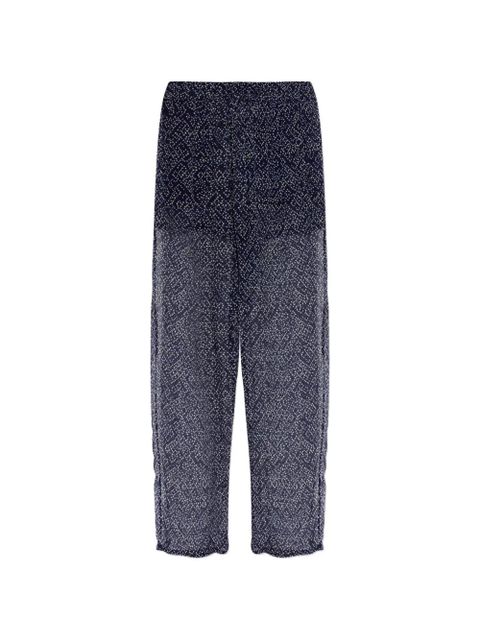 MARANT ÉTOILE Lydna printed trousers - Blue - zdjęcie produktu nr 1
