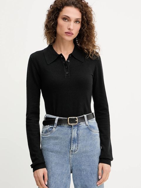 Silvian Heach sweter BUCERS damski kolor czarny lekki GPA25555PO - zdjęcie produktu nr 1