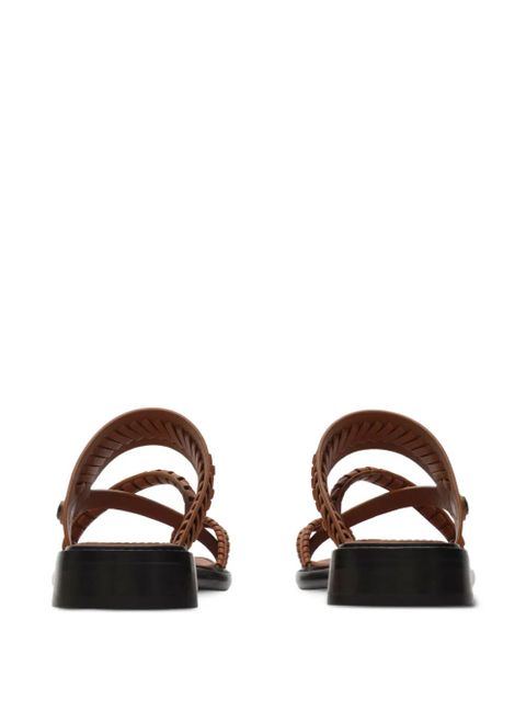 Burberry leather Baez sandals​ - Neutrals - zdjęcie produktu nr 2