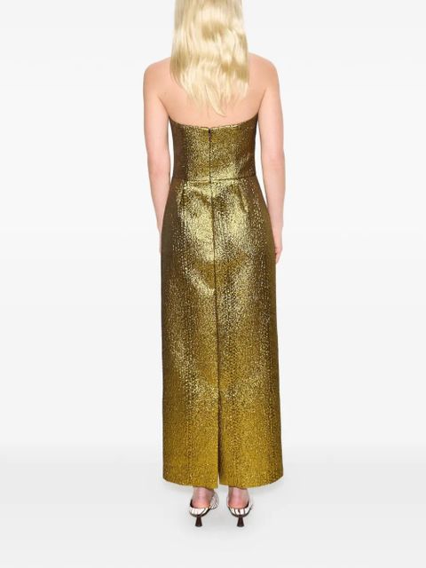 Simon Miller Verdelle strapless midi dress - Gold