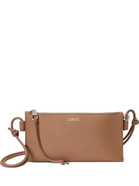 LOEWE logo-print cross body bag - Neutrals