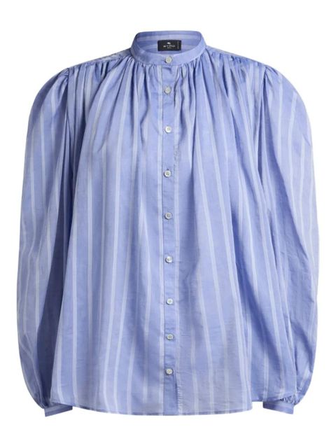 ETRO striped voile shirt - Blue - zdjęcie produktu nr 1