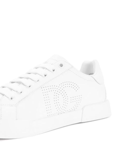 Dolce & Gabbana leather sneakers - White