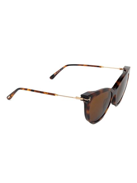 TOM FORD Eyewear tortoiseshell cat-eye glasses - Brown