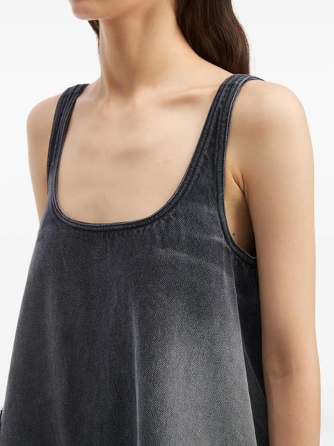 Simone Rocha beaded appliqué mini dress - Grey