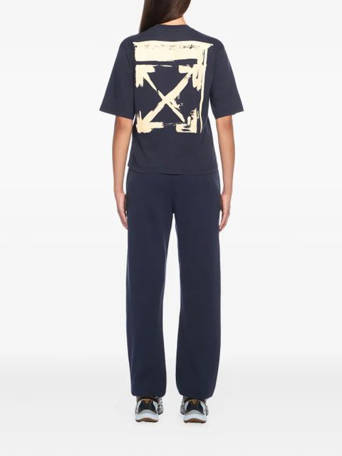 Off-White Ink logo-print track pants - Blue