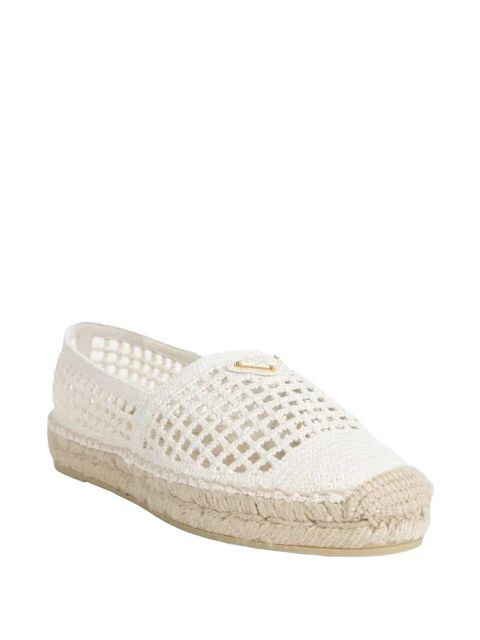 Prada crochet espadrilles - Neutrals - zdjęcie produktu nr 2
