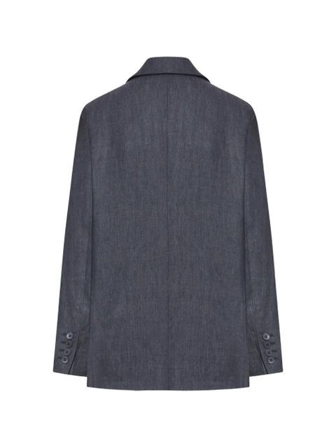 Max Mara double-breasted blazer - Grey - zdjęcie produktu nr 2
