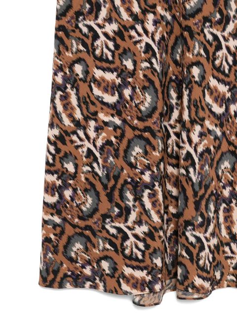 Ba&Sh abstract-print midi skirt - Brown - zdjęcie produktu nr 2
