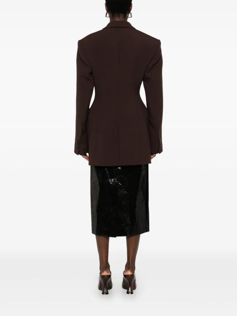 WARDROBE.NYC longline blazer - Brown