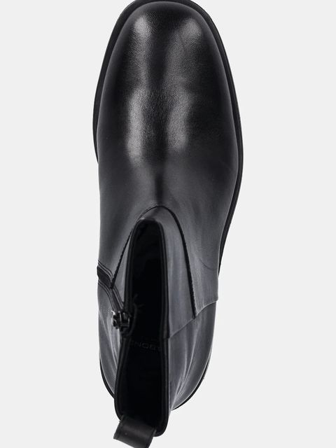 Vagabond Shoemakers botki skórzane SHEILA kolor czarny na płaskim obcasie 5835-001-20 - zdjęcie produktu nr 2