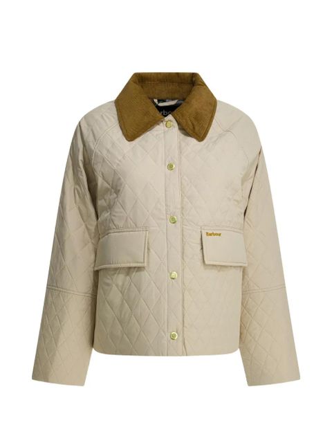 Barbour quilted corduroy-collar jacket - Neutrals - zdjęcie produktu nr 1