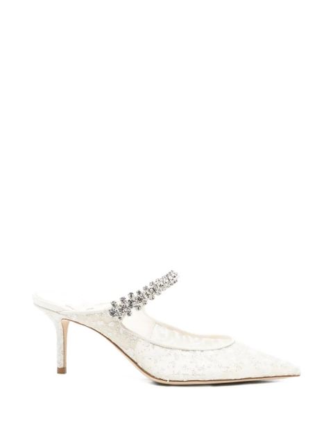 Jimmy Choo Bing heeled mules - White - zdjęcie produktu nr 1