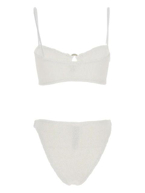 Hunza G Misty pearly-hoop bikini - White