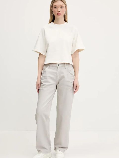 Hugo Blue t-shirt bawełniany damski kolor biały 50537091 - zdjęcie produktu nr 2