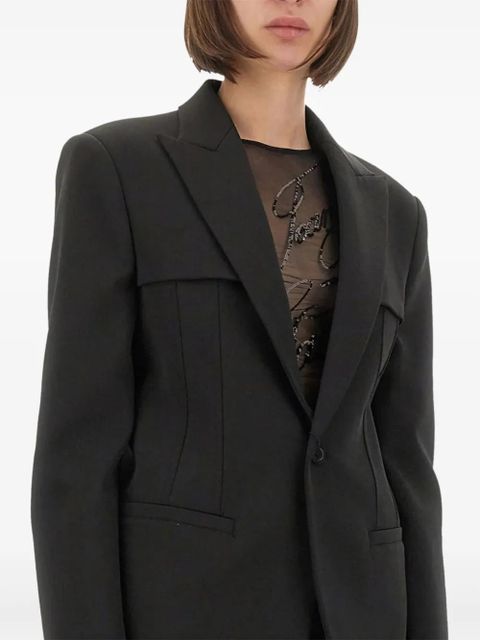 Jean Paul Gaultier single-breasted blazer - Black