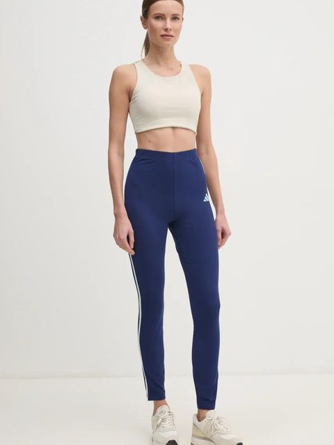 adidas legginsy W CB Color Pop damskie kolor granatowy wzorzyste JD5568 - zdjęcie produktu nr 2