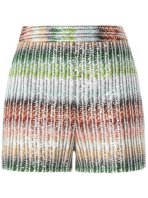 Missoni striped shorts - Green - zdjęcie produktu nr 2
