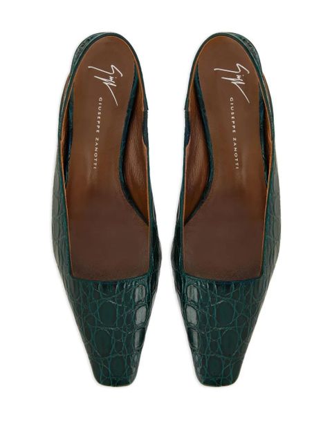 Giuseppe Zanotti 45mm Brendha Sabot pumps - Green