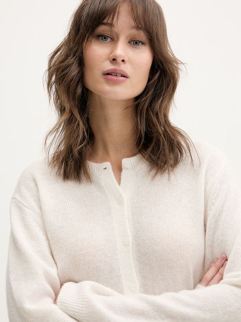 HUGO kardigan z dodatkiem wełny Sfebra